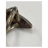 Vintage Sterling Silver 925 Mother Of Pearl Ring Size 5.5