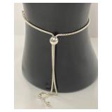 Sterling Silver .925 Adjustable Bracelet