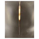 Minimalist Porcupine Spike Pendant Sterling Silver 925 Necklace, Modern Design