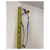 Handcrafted Glass Bead Sterling Silver 925 Necklace Intricate Design