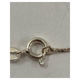 Sterling Silver 925 Scroll Cross Pendant Necklace