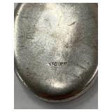 Vintage Ornate Sterling Silver 925 Oval Locket with Photos