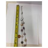 LuC Freshwater Pearl Crystal Pendant Necklace 925 Sterling Silver