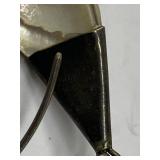 Large Sterling Silver 925 Nautilus Shell Earrings