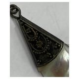 Large Sterling Silver 925 Nautilus Shell Earrings