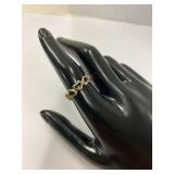 Sterling Silver 925 Heart Design Ring Size 8