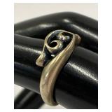 Kabana Sterling Silver 925 Swirl Ring Size 5.75