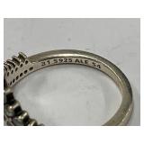 Pandora Sterling Silver 925 Crown Chevron Ring Size 6.75