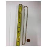 Sterling Silver 925 Oval Link Chain Necklace, Elegant