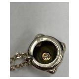 18K Gold and Sterling Silver 925 Necklace