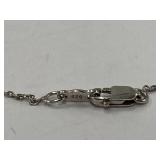 Sterling Silver 925 Heart Initials Necklace A&D