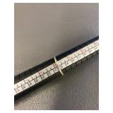 Sterling Silver 925 Black Stone Ring Size 4.75