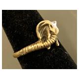 Sterling Silver 925 Elephant Ring Size 6