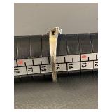 Sterling Silver 925 Ring with Trio of Stones Size 7