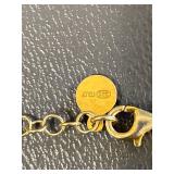 Gold Tone Sterling Silver 925 Bracelet