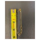 Gold Tone Sterling Silver 925 Bracelet