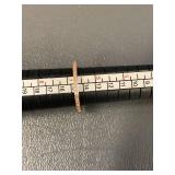 Sterling Silver 925 Rose Gold Tone Finish Ring Size 6.75