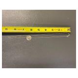 Italian 925 Sterling Silver Box Chain Necklace