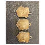 Vintage 83.5%Sterling Silver 925 Enamel Shield Charms Collection