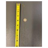 Elegant Sterling Silver 925 Gold Tone Chain Necklace