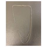Sterling Silver 925 Rope Chain Necklace