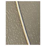 Sterling Silver Snake Chain Necklace 925 Marked Elegant