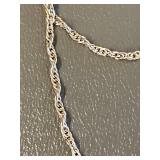 Sterling Silver 925 Long Chain Necklace
