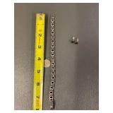 Sterling Silver 925 Red Stone Bracelet & Earring Set