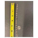 Sterling Silver 925 Floral Link Bracelet