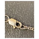 Sterling Silver 925 Interlocking Rings Pendant Necklace