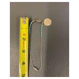 Sterling Silver 925 Turquoise Anklet - Bear Claw Design