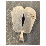 Sterling Silver Sandal Pendant .925