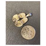 Sterling Silver Sandal Pendant .925