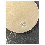 Sterling Silver 925 Pendant with Scroll Design