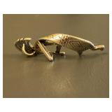 Sterling Silver Kokopelli Brooch Pin 925