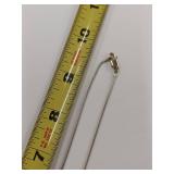 14K White and Yellow Gold Snake Chain Designer Necklace