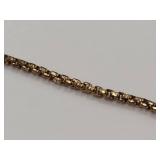 Sterling Silver Gold Tone Moon Phase Bracelet 925