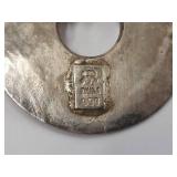 Sterling Silver Necklace with Opal Gemstone Pendant