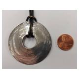 Sterling Silver Necklace with Opal Gemstone Pendant