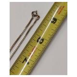 Sterling Silver Box Chain Necklace 18"