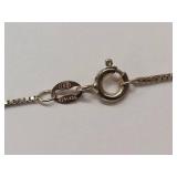 Sterling Silver Dolphin Pendant Necklace