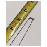 Sterling Silver Nameplate Necklace