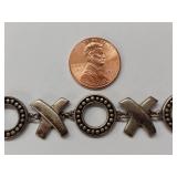 Sterling Silver XOXO Bracelet