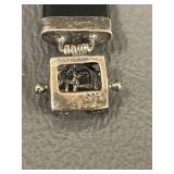 Multicolor Gemstone Bracelet 925 Silver Intricate Design