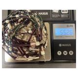 Handcrafted Beaded Necklace with Sterling Silver Butterfly Pendant