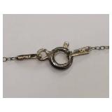 Sterling Silver Heart Lock and Key Necklace