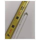 Sterling Silver Heart Lock and Key Necklace