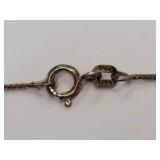 Sterling Silver 925 Italy Box Chain Necklace