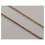 Sterling Silver 925 Gold-Plated Chain Necklace