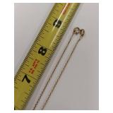 Sterling Silver 925 Gold-Plated Chain Necklace